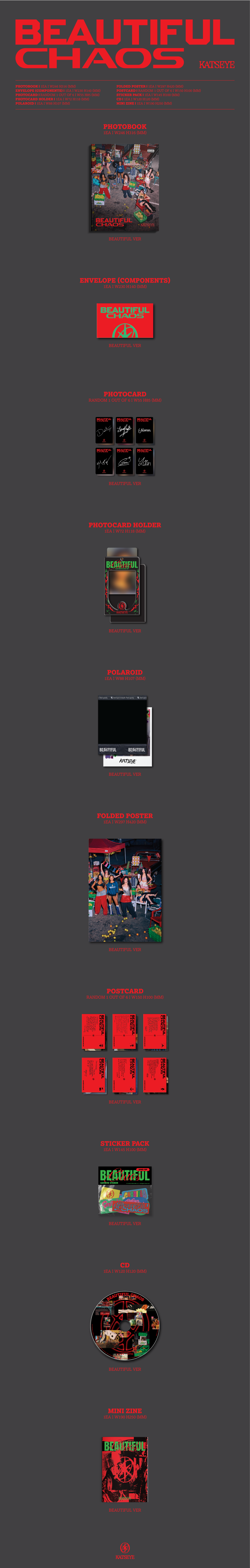 KATSEYE BEAUTIFUL CHAOS